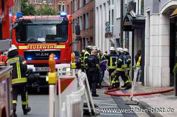 Feuer unterm Hotel Ravensberger Hof
