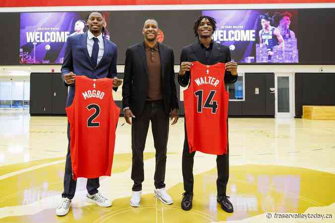 Raptors sign 2024 draft picks Walter, Mogbo and Shead