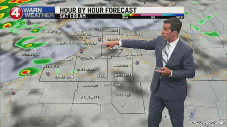 Mostly dry Friday, rain later at night
