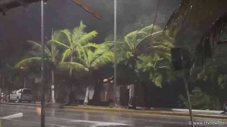 Hurricane Beryl makes landfall near Tulum, Mexico as a Category 2 storm