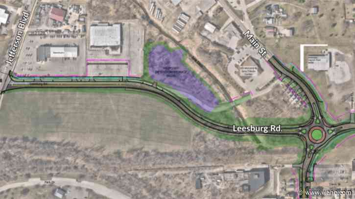 City of Fort Wayne to host public meeting on Leesburg Road, Main Street roundabout project