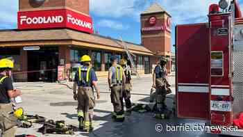 Early-morning fire at Cookstown Foodland