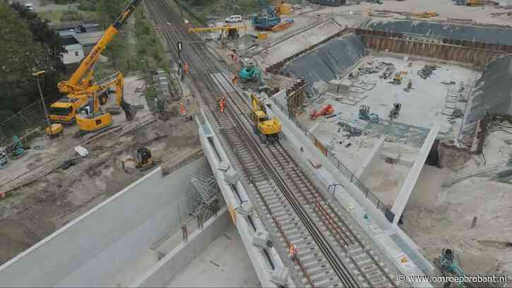 Na megaklus is spoortunnel van bijna 5 miljoen kilo eindelijk open