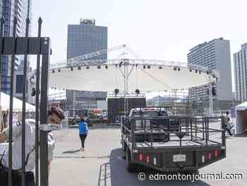 Barnes: Downtown Ice District transformed into Hoop City