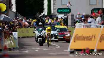 Tour-Führender behält aber Gelb: Evenepoel hängt Pogacar im Zeitfahren ab