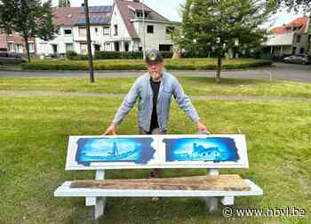 Kunstenaar verlegt groene lijn naar zijn gepimpte bank: “Mensen liepen er voorbij”