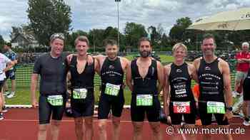 Dettinger Triathleten beim 28. Erbacher Triathlon
