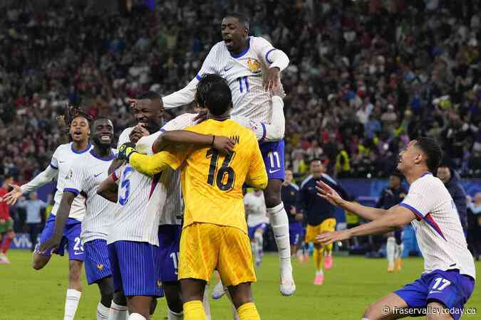 France beats Portugal 5-3 in a penalty shootout in Euro 2024 quarterfinals to knock out Ronaldo