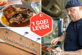 Chefs Mina en Chris van bistro The Boathouse serveren gamba’s en gemarineerde ribbetjes: “Kans dat je internationale toproeiers ziet op het water”