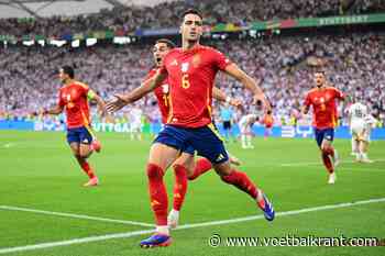 🎥 Mikel Merino zorgt voor ongelooflijk stukje voetbalgeschiedenis bij viering winning goal tegen Duitsland