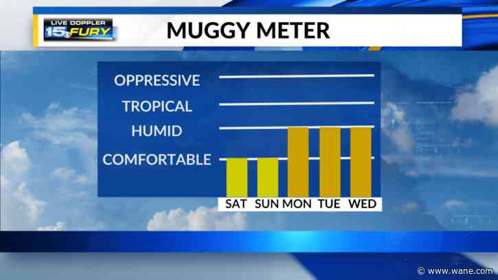 Comfortable humidity returns