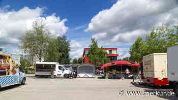 Marktplatz Poing: kein attraktiver Platz, aber praktisch