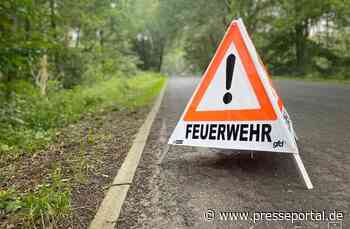FW Hünxe: Baum auf Fahrbahn gestürzt