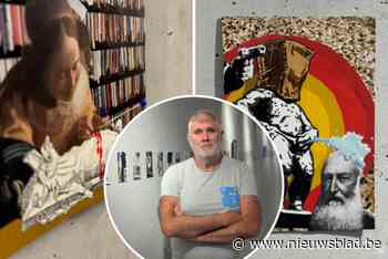 Kunstenaar Alex Lambrichts maakt 100 collages tijden revalidatie: “Werken met papier, lijm en papier ging wel nog”