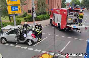 FW Celle: Verkehrsunfall mit sechs betroffenen Personen in Celle