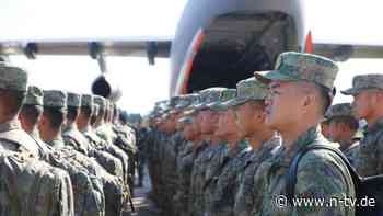 Training für Anti-Terror-Kampf?: Chinesische Soldaten landen in Belarus