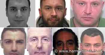 National Crime Agency most wanted men who may be in London
