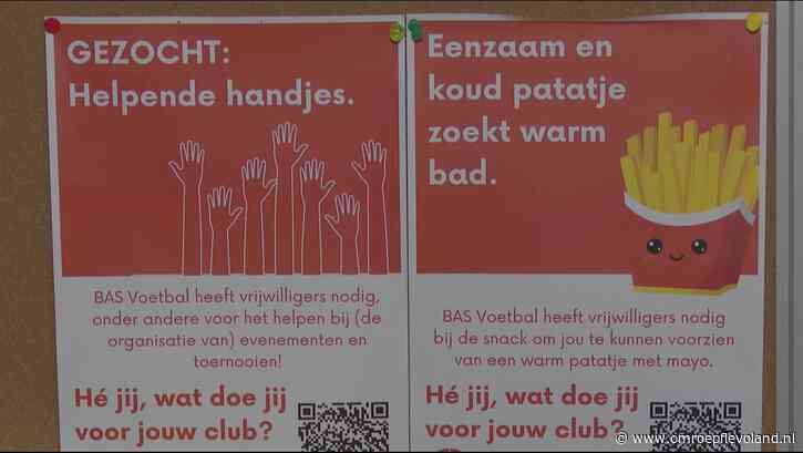 Biddinghuizen - BAS Biddinghuizen op zoek naar vrijwilligers: "We komen handjes, hoofdjes en denkwerk tekort"