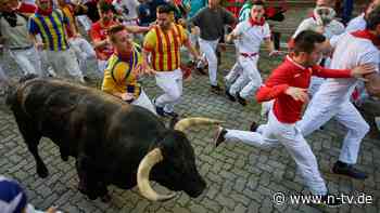 Tradition vs. Tierschutz: Sechs Menschen verletzen sich bei Stierhatz in Pamplona