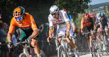 Alles op een zakdoek in graveletappe: Mathieu van der Poel in achtervolging op sterke kopgroep