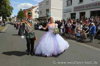 Elsens Königin setzt auf 3D-Spitze, schulterfreie Corsage und Glitzer