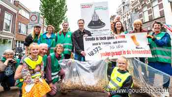 Tienduizenden peuken opgeruimd in Goudse binnenstad