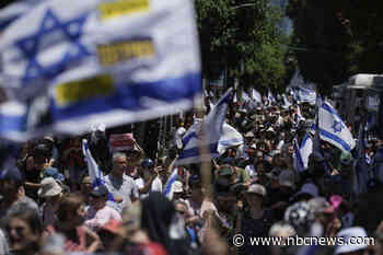 Israeli protesters block highways, call for cease-fire to bring back hostages as war marks 9 months