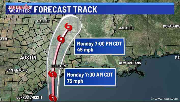 Beryl makes landfall