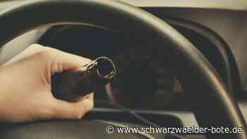 Unfall in Wildberg: Auto nach Zusammenstoß mit Laterne zurückgelassen