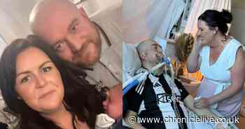 Dad shouted 'ring 999, this is it' before collapsing as wife says 'know the signs'