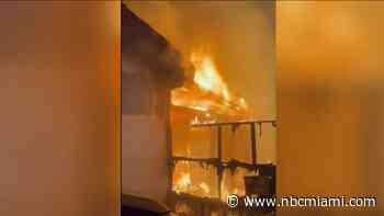 Video shows Westchester home fully engulfed in flames