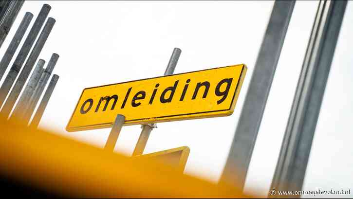 Flevoland - Opnieuw werkzaamheden op de A6 en dat is niet de laatste keer deze zomer