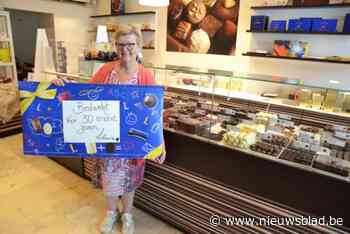 De mevrouw praline van Lennik zwaait deze week na dertig jaar haar klanten uit: “Blij dat ik destijds de sprong gewaagd heb”