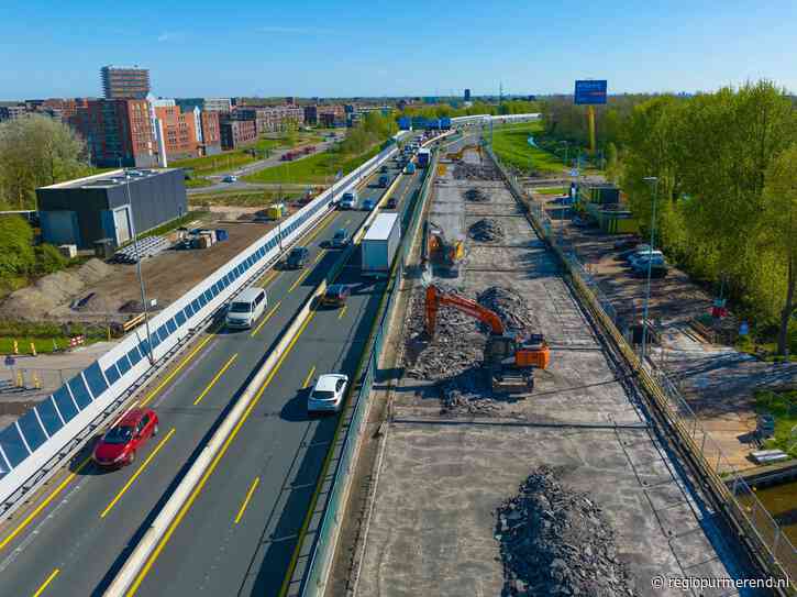Brug A7 bij Purmerend pas op 21 oktober weer open: werkzaamheden duren langer