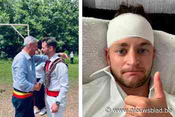 Pas verkozen Kamerlid Kjell Vander Elst krijgt pijl op voorhoofd tijdens wipschieting: “Eedaflegging zal met pleister moeten gebeuren”