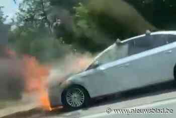 Autobrand op Oosterring: veel schade aan voertuig