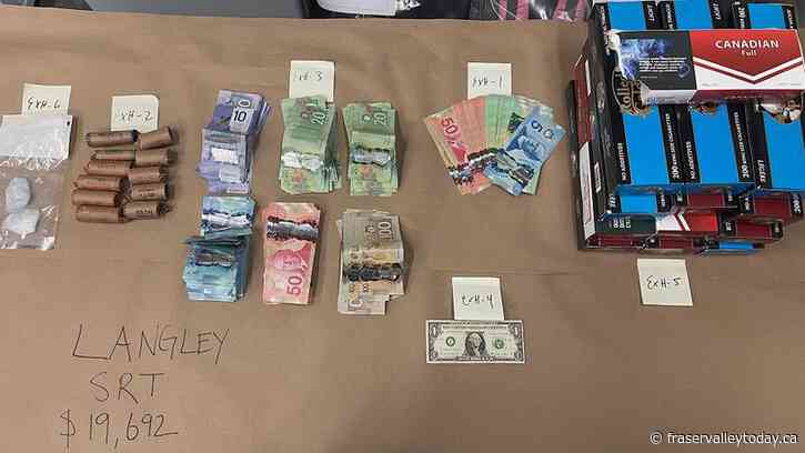 Langley RCMP seize cash and contraband tobacco in traffic stop