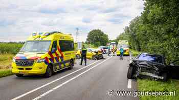 N207 (Gouda-Stolwijk) dicht na frontale botsing