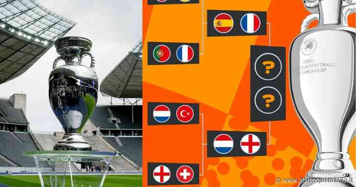 Europei 2024, il tabellone delle semifinali | Calendario, partite e dove vederle in tv (Sky, Now, Rai)