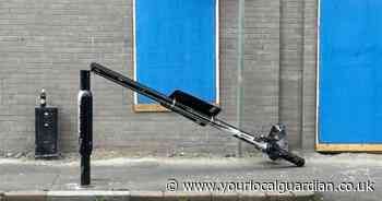 ULEZ camera cut down Hook Road Surbiton