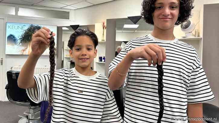 Voor het eerst in je leven naar de kapper: Sonny en Myson doneren hun haar