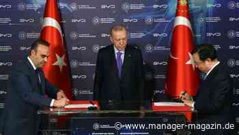 BYD: E-Autobauer aus China will Werk in der Türkei bauen