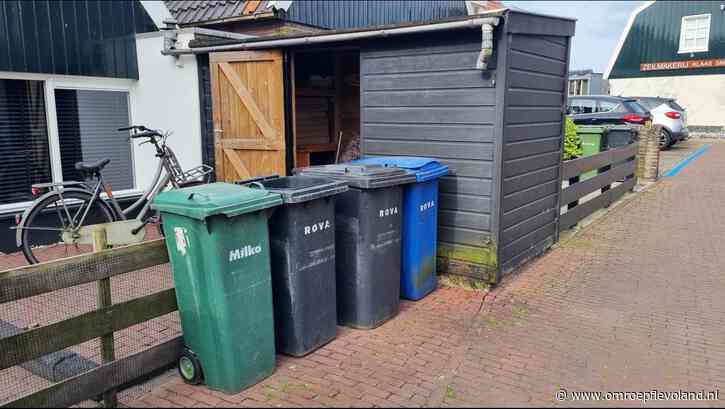 Urk - Grijze containers om de 3 weken opgehaald, door opmerkelijke actie fractie Hart voor Urk