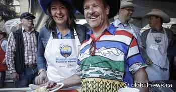 Danielle Smith dons apron for her second premier’s Stampede breakfast