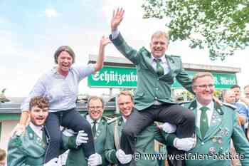 Riesel: Schützenkönig Lars Multhaupt regiert mit Julia Kroker