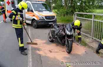 FW Flotwedel: Ortsfeuerwehr Eicklingen beseitigt auslaufende Betriebsstoffe nach Verkehrsunfall