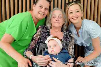 Met komst van baby Sam Bauwens is Evergem een viergeslacht rijker