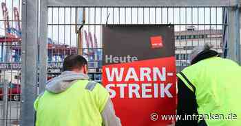 Warnstreik im Hamburger Hafen hat begonnen