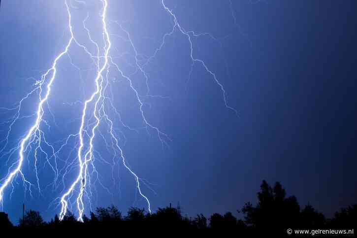Vanavond code oranje door zware onweersbuien en hagel