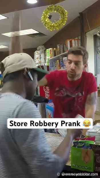 She was SHOCKED 😱😂 #JoeySalads #Pranks #Shorts